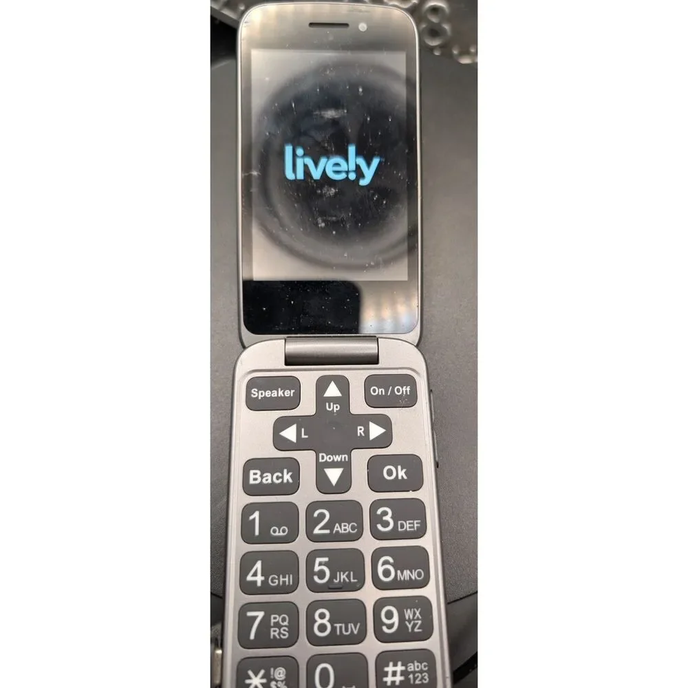 Lively Flip Phone – Powers On – No Further Testing